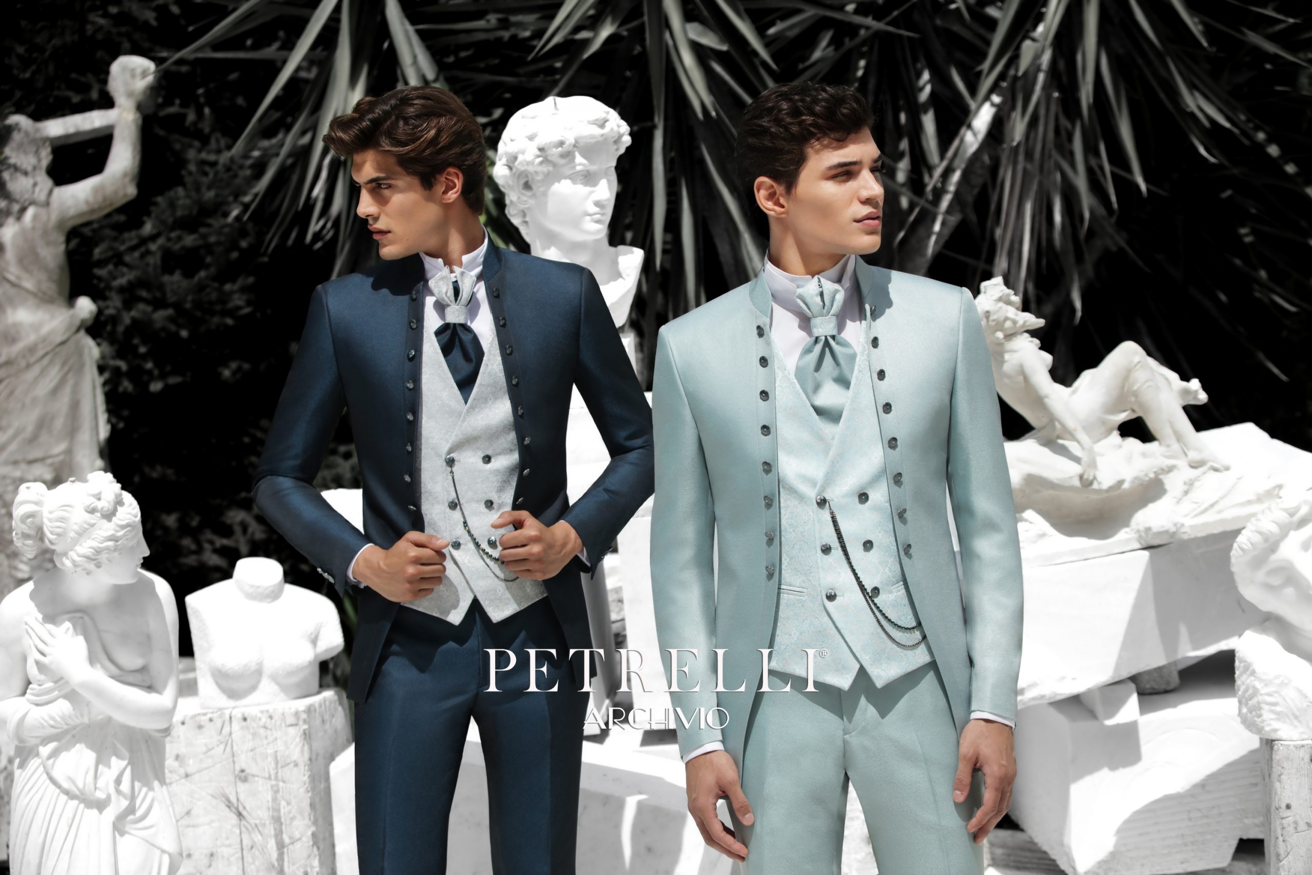 Conjunto 555 verde agua Petrelli Uomo