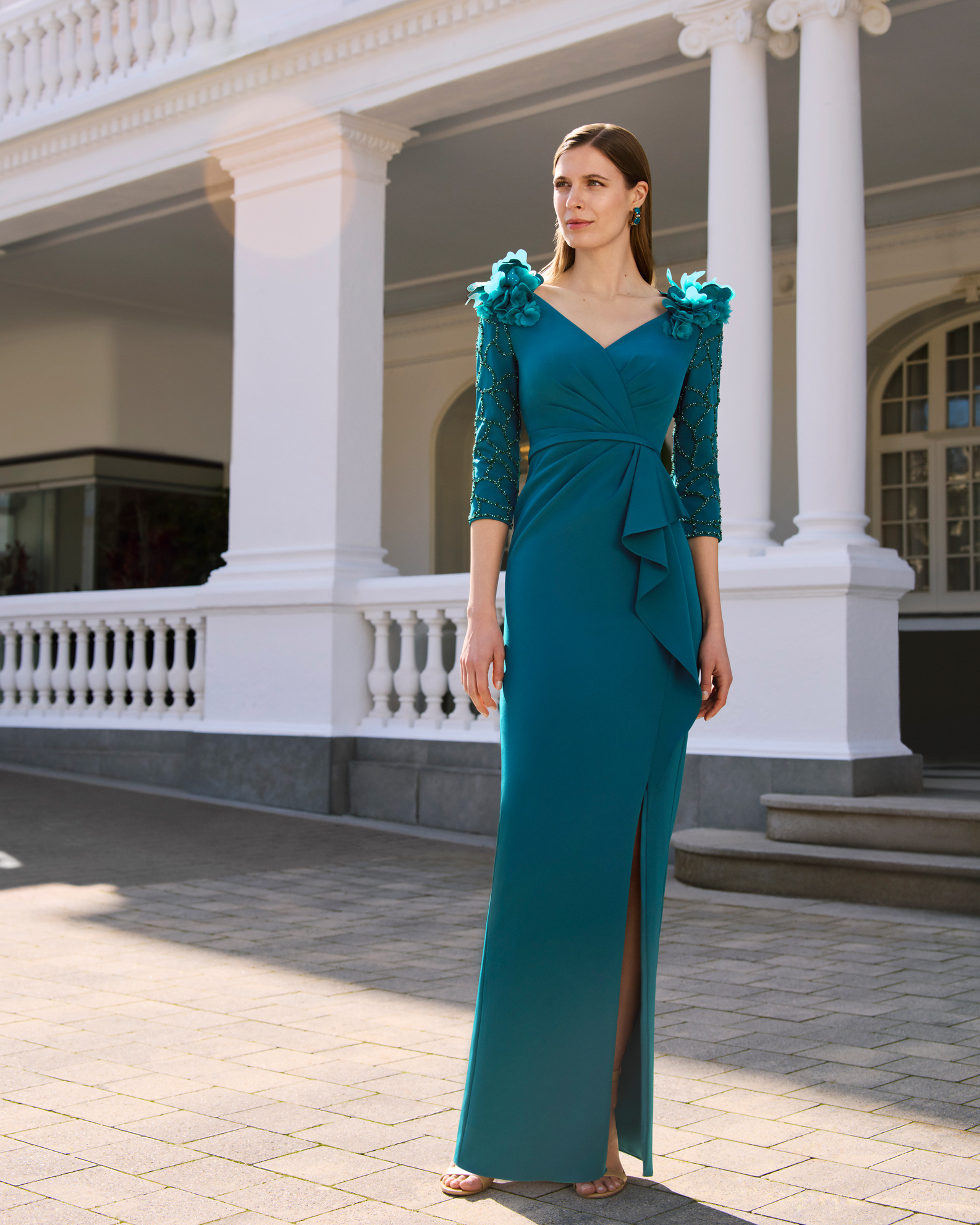 Vestido 1G183 Marfil