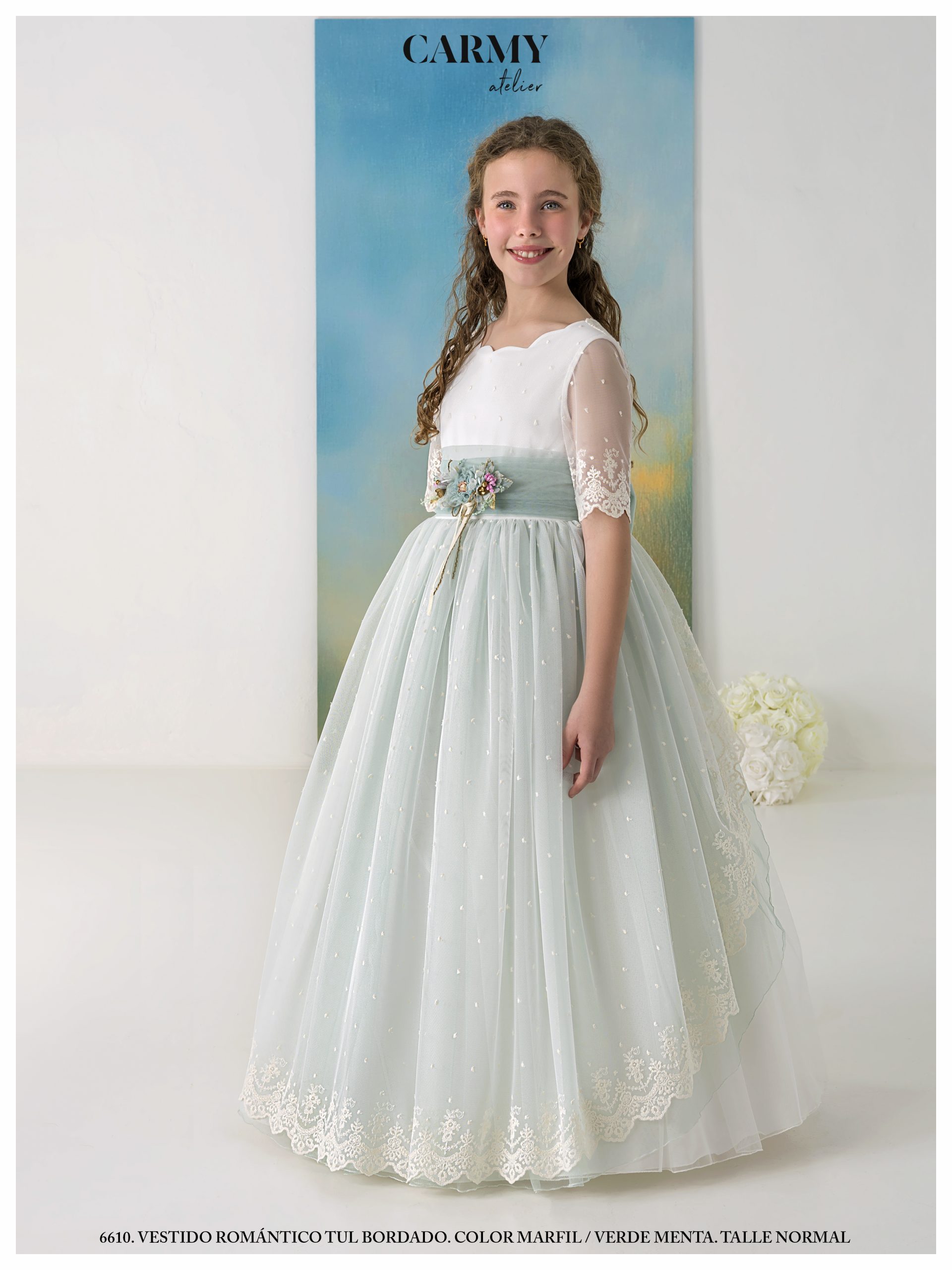 6610 Vestido Comunión Carmy