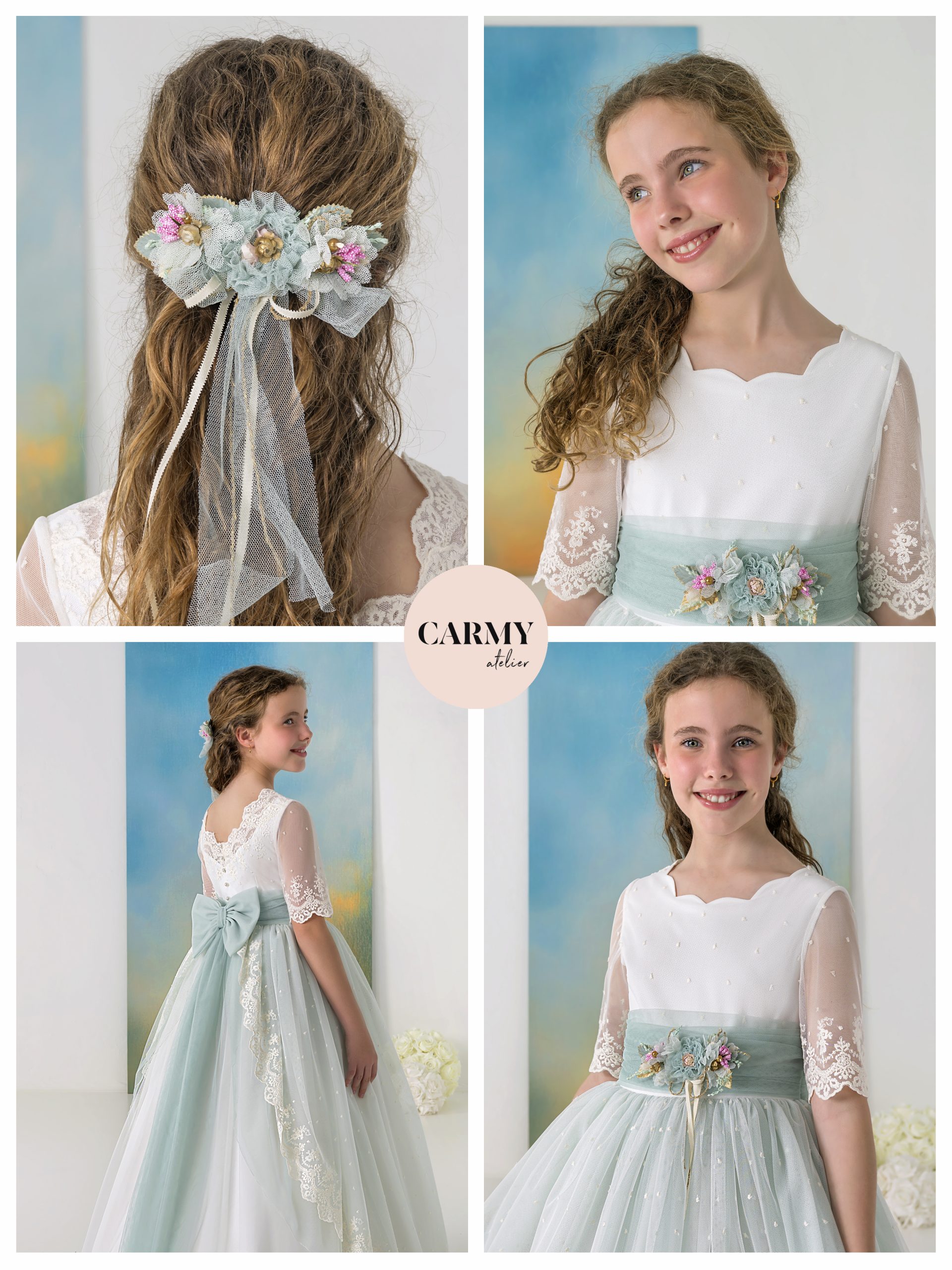 6610 Vestido Comunión Carmy - Imagen 2