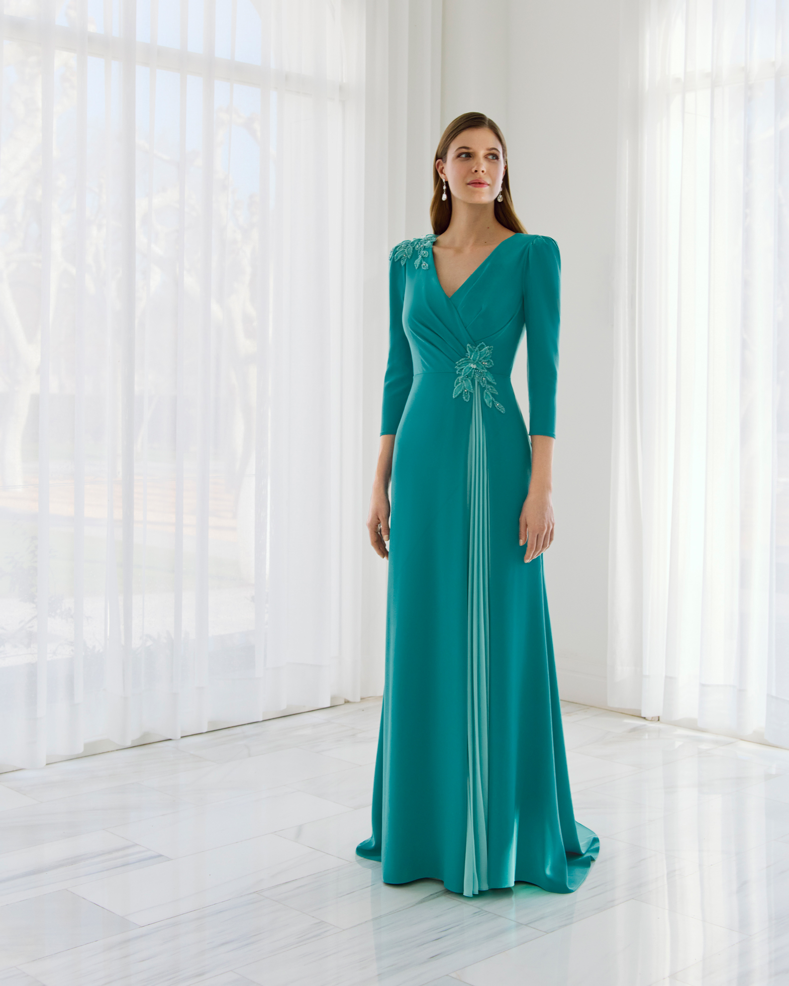 Vestido 1G107 Marfil