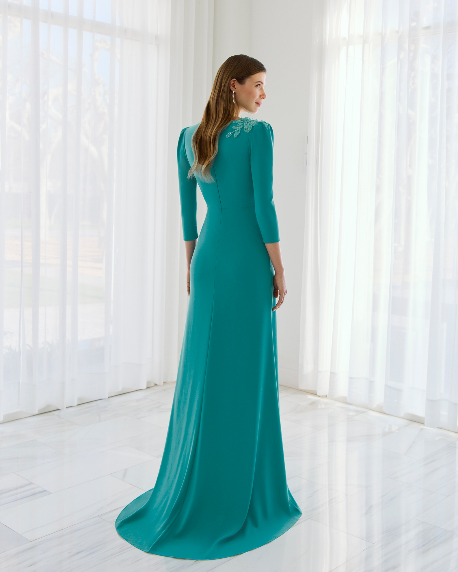 Vestido 1G107 Marfil - Imagen 3