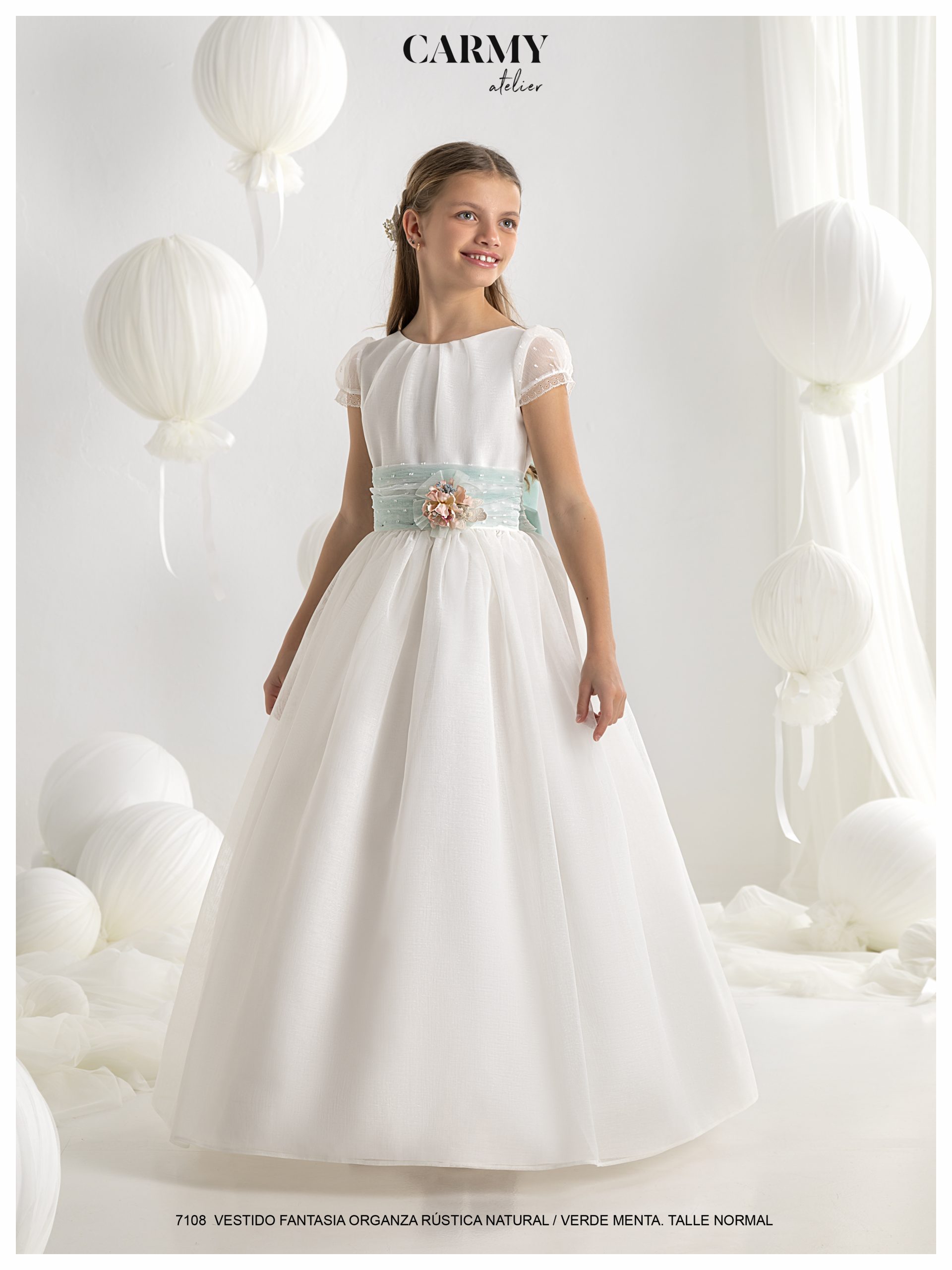 7108 Vestido Comunion Carmy