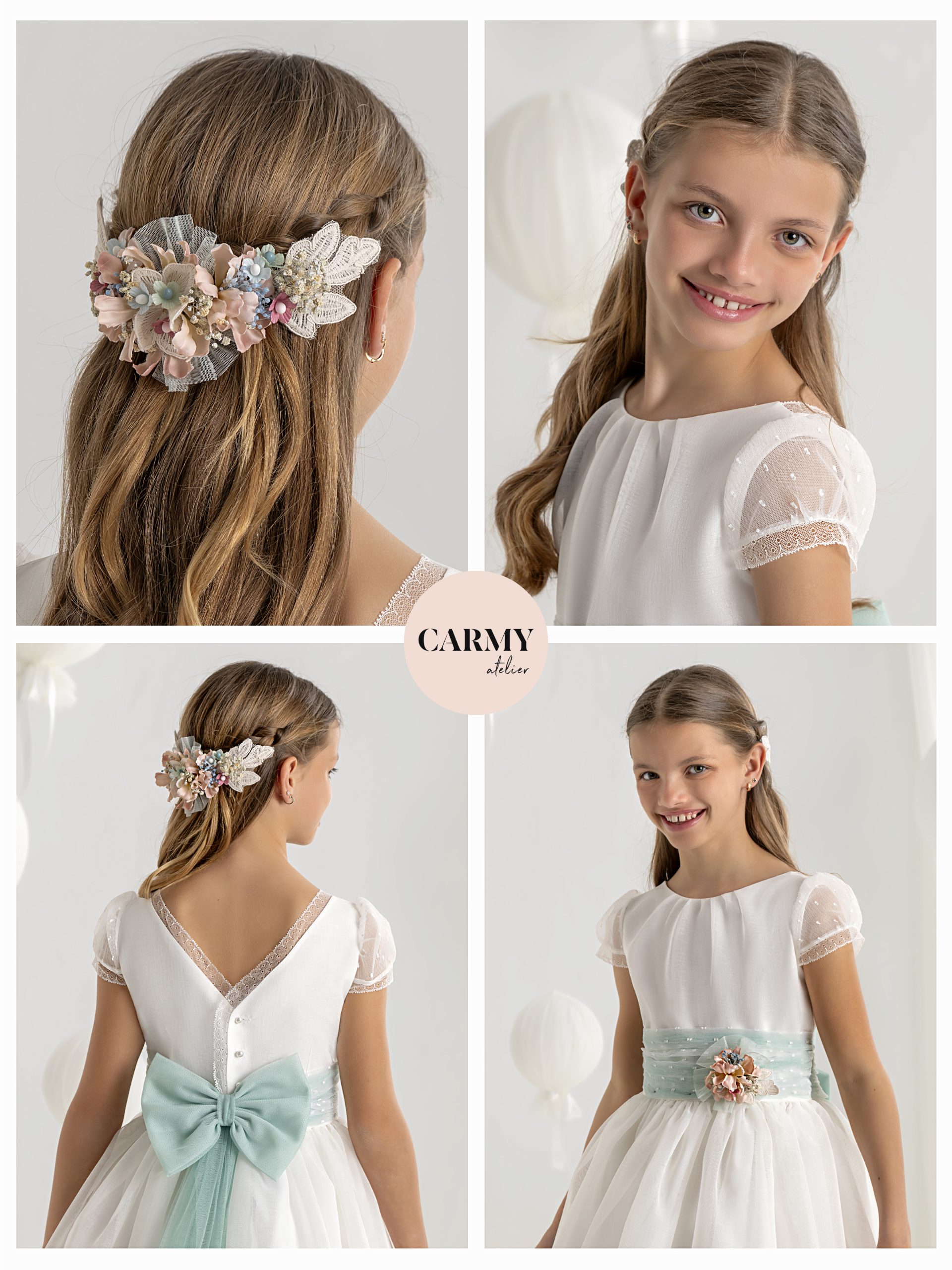7108 Vestido Comunion Carmy - Imagen 2