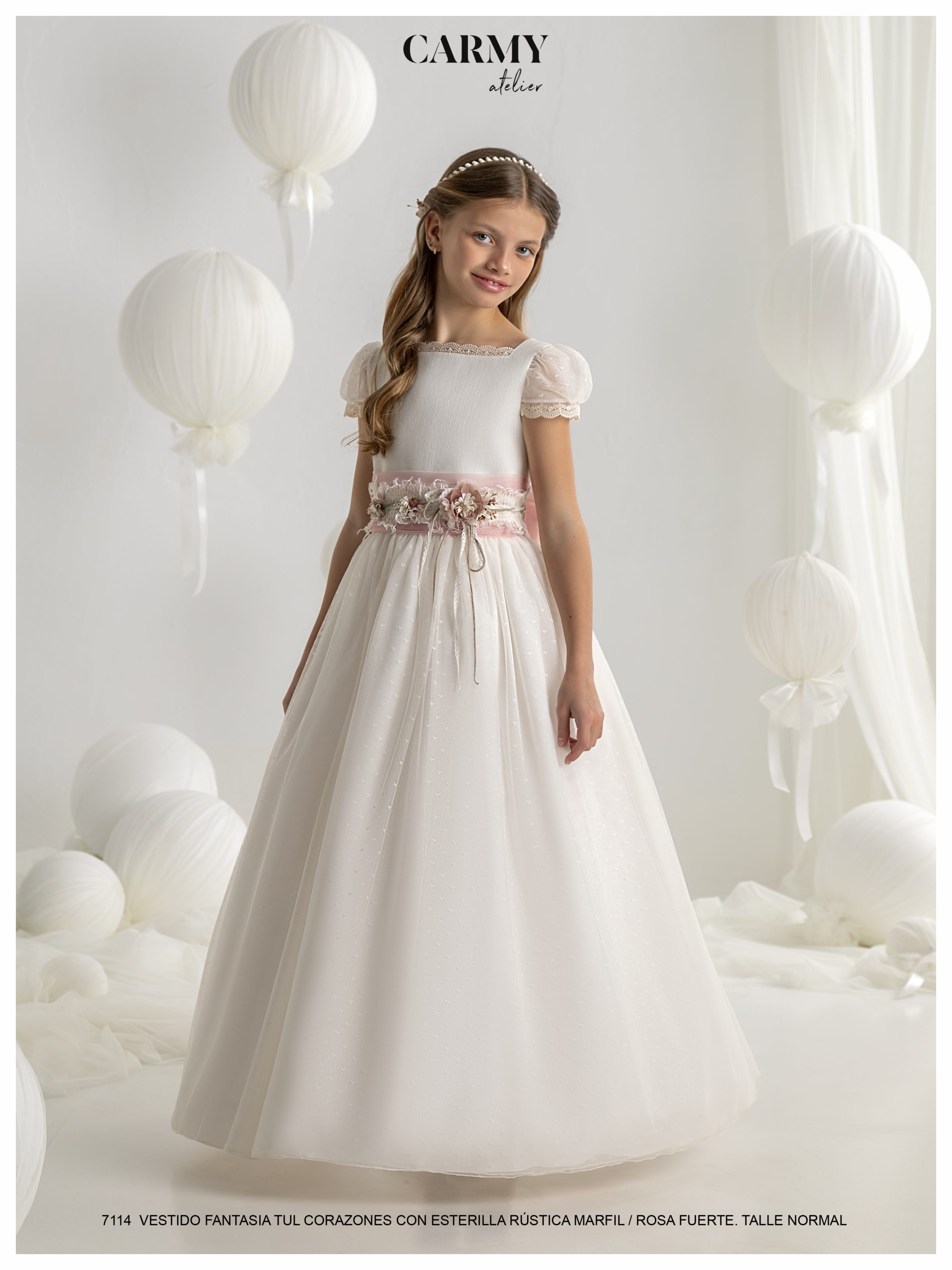 7114 Vestido Comunion Carmy