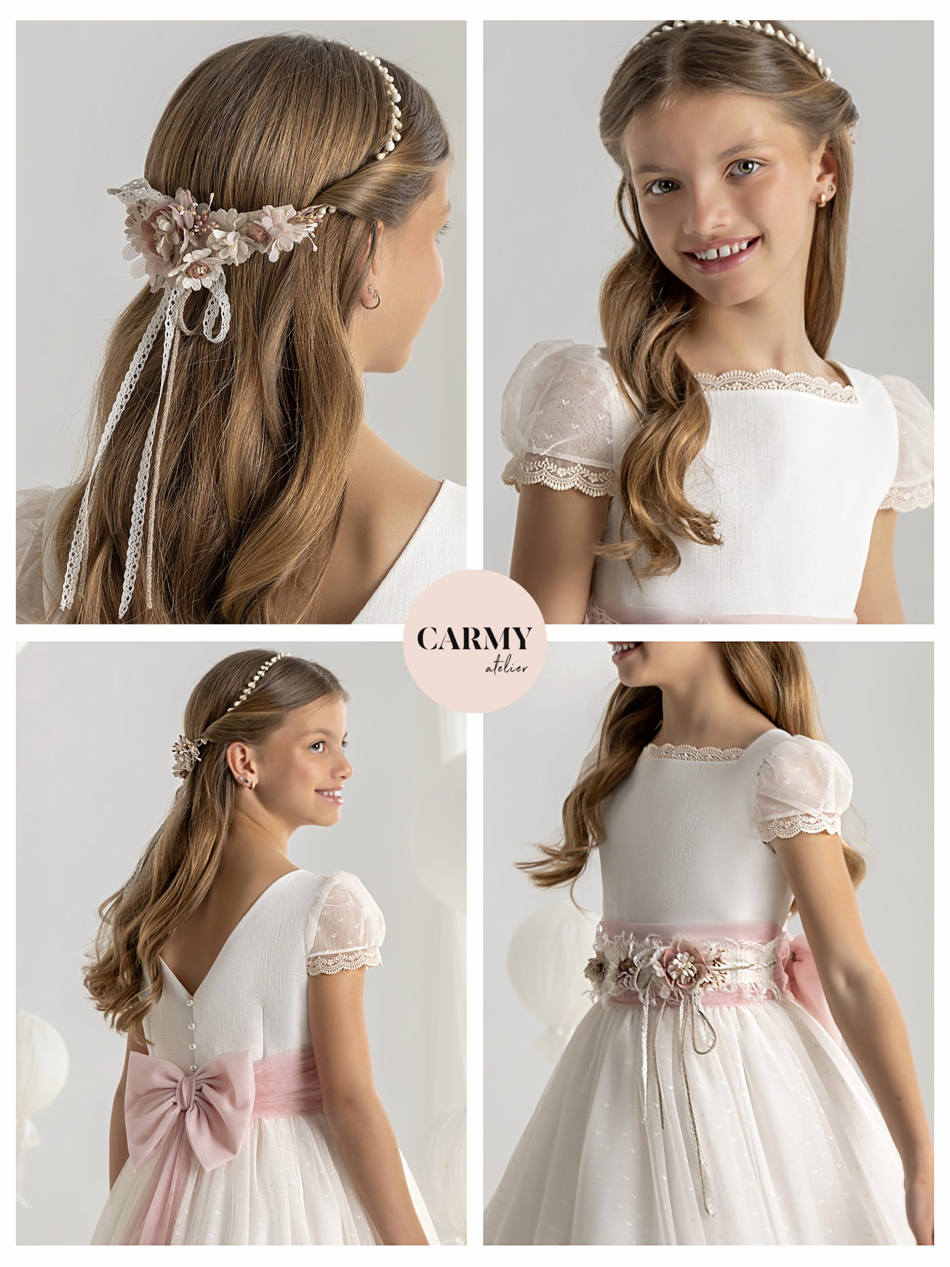7114 Vestido Comunion Carmy - Imagen 2