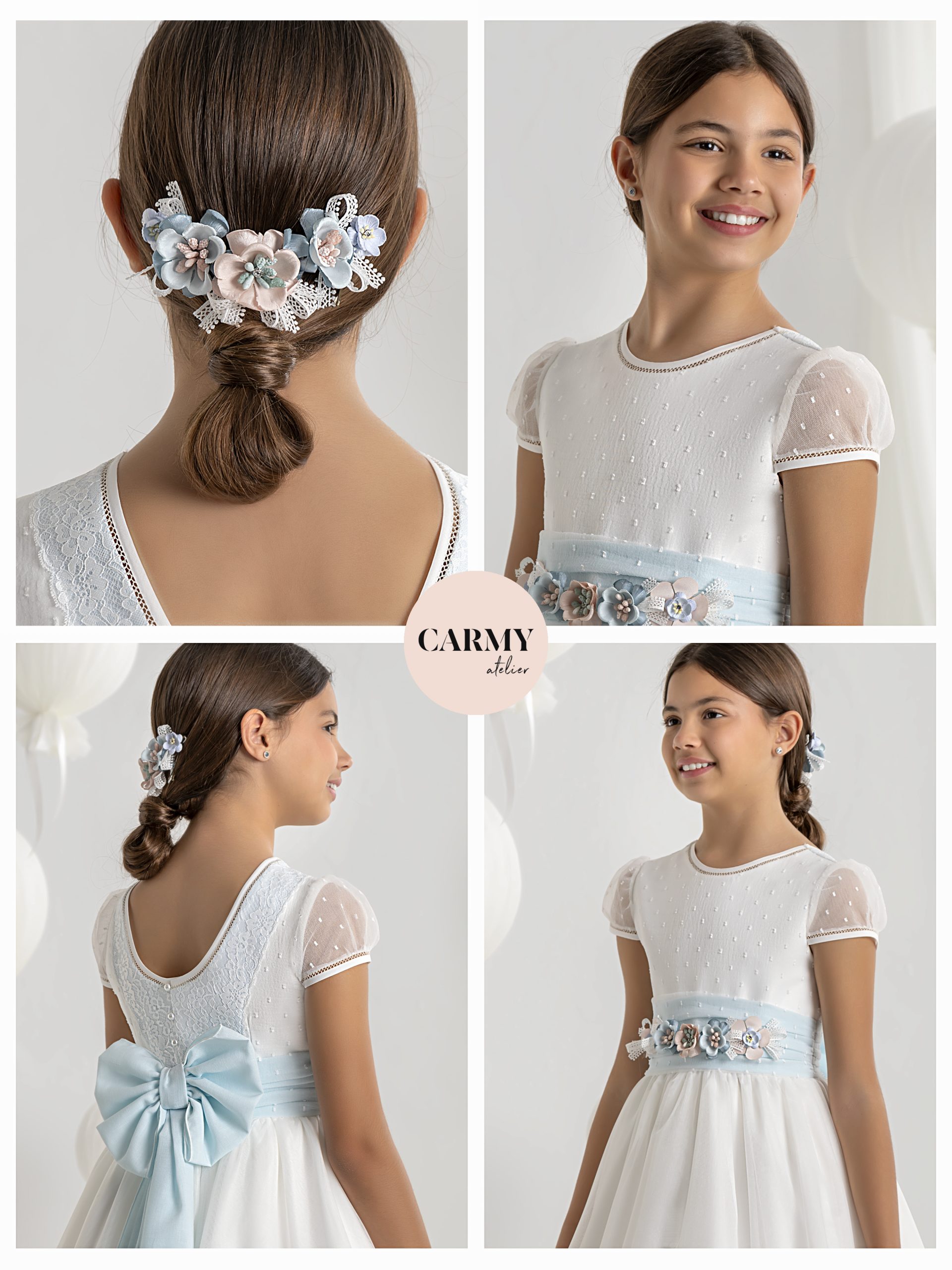 7201 Vestido Comunion Carmy - Imagen 2