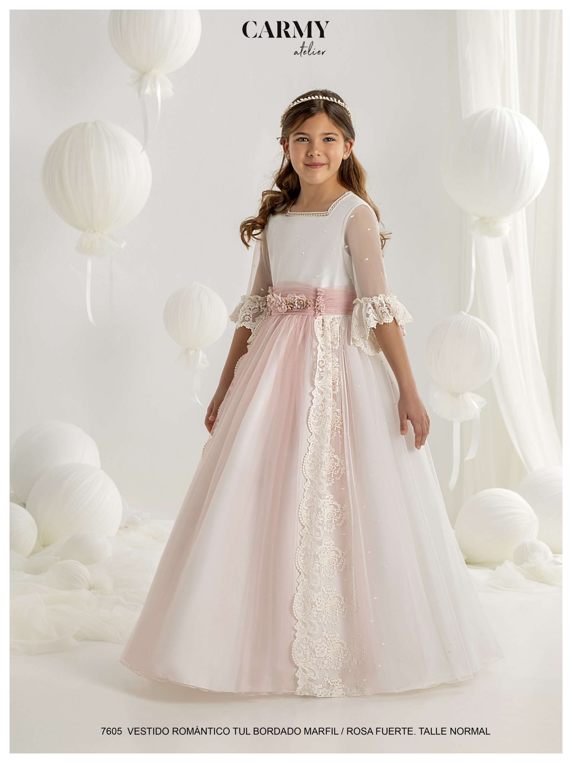 7605 Vestido Comunion Carmy