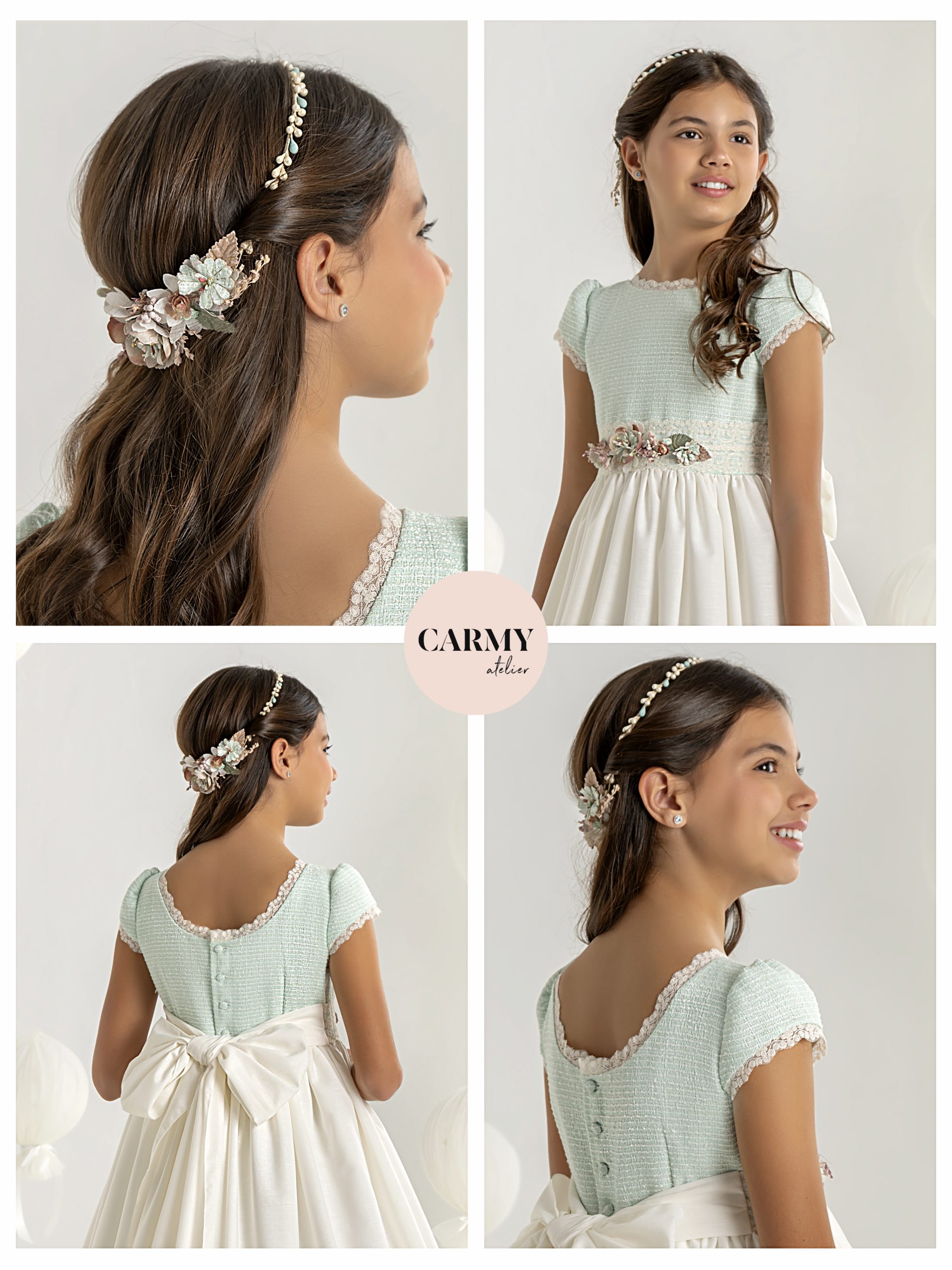 7709 Vestido Comunion Carmy - Imagen 2