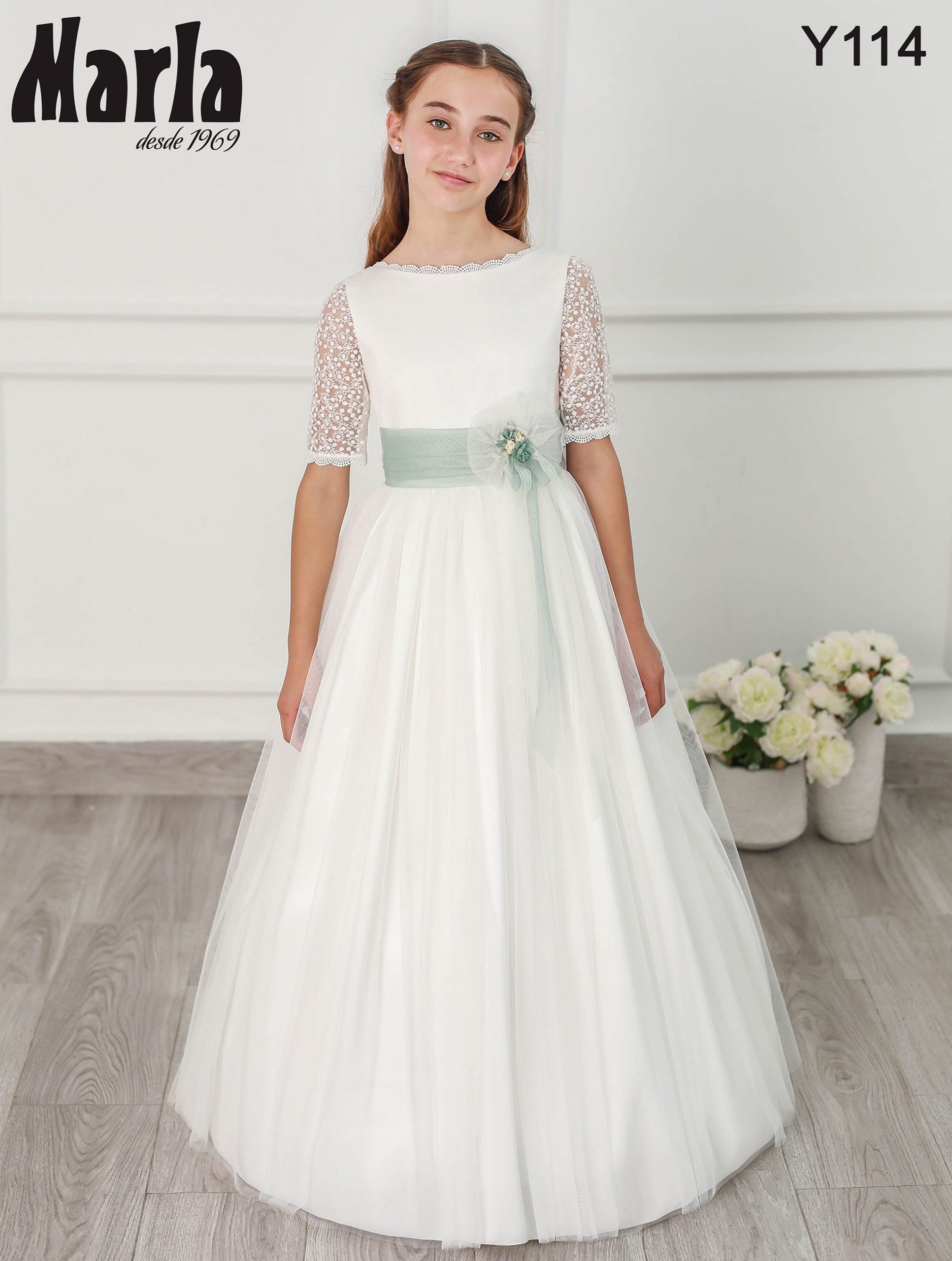 Y114 Vestido Comunion Marla