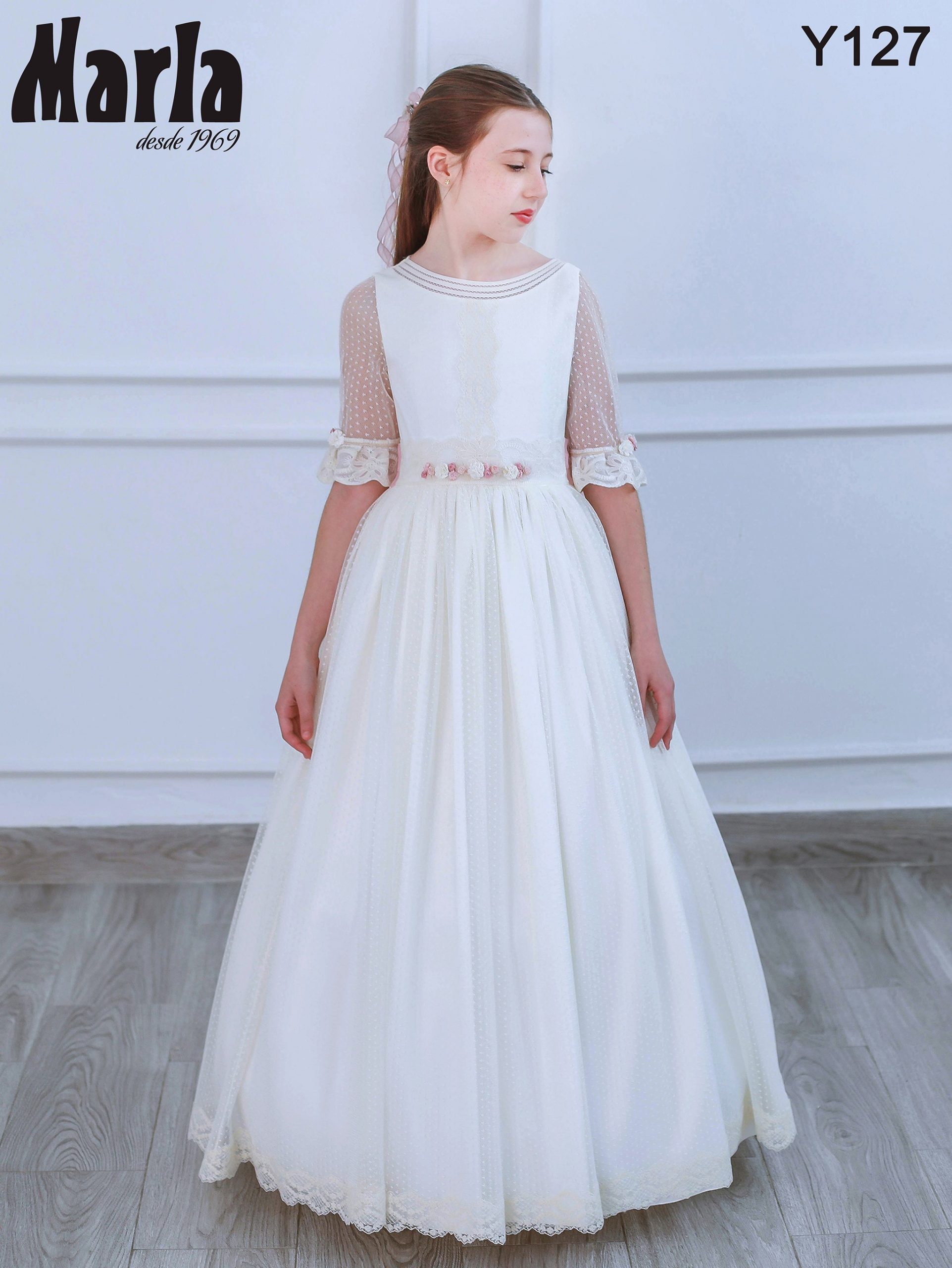 Y127 Vestido Comunion Marla