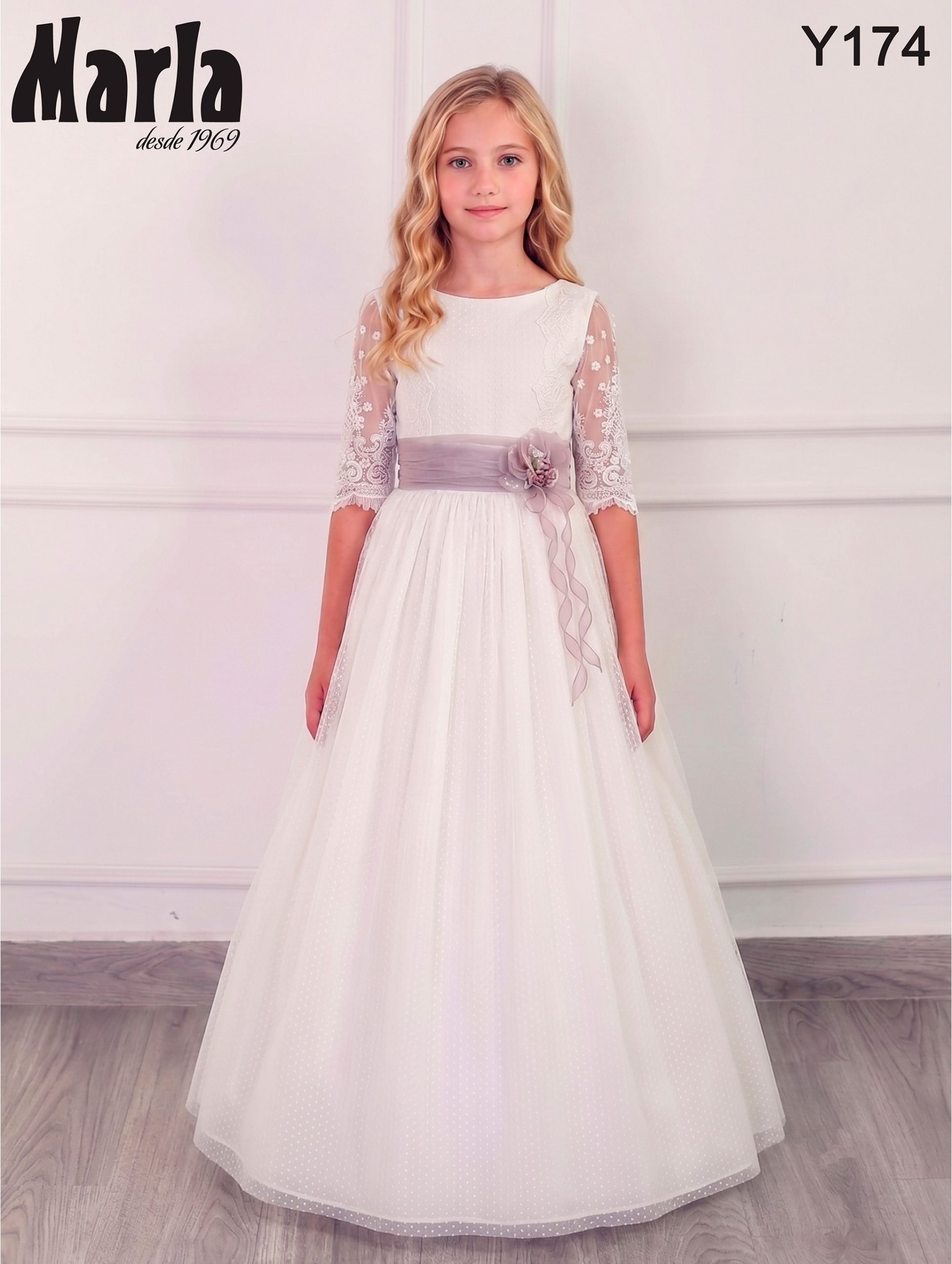 Y174 Vestido Comunion Marla